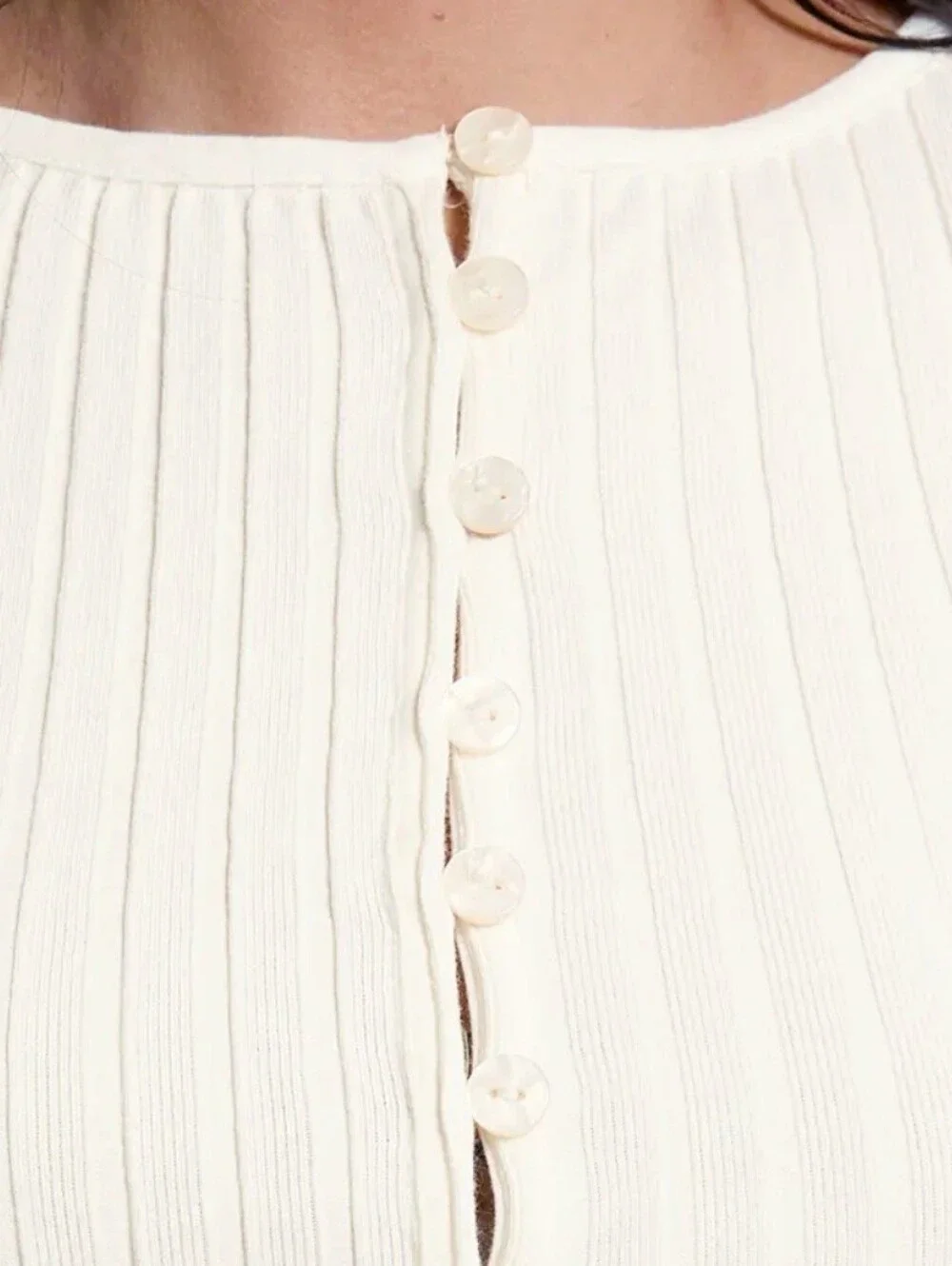 Free People Tilly Cardigan In Ivory Large